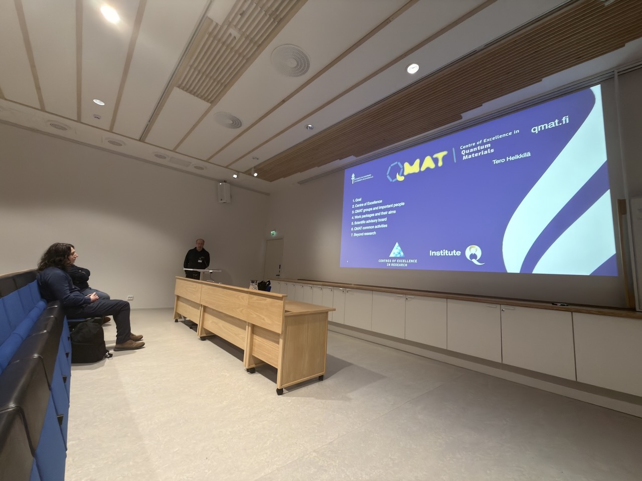 Tero opening the event